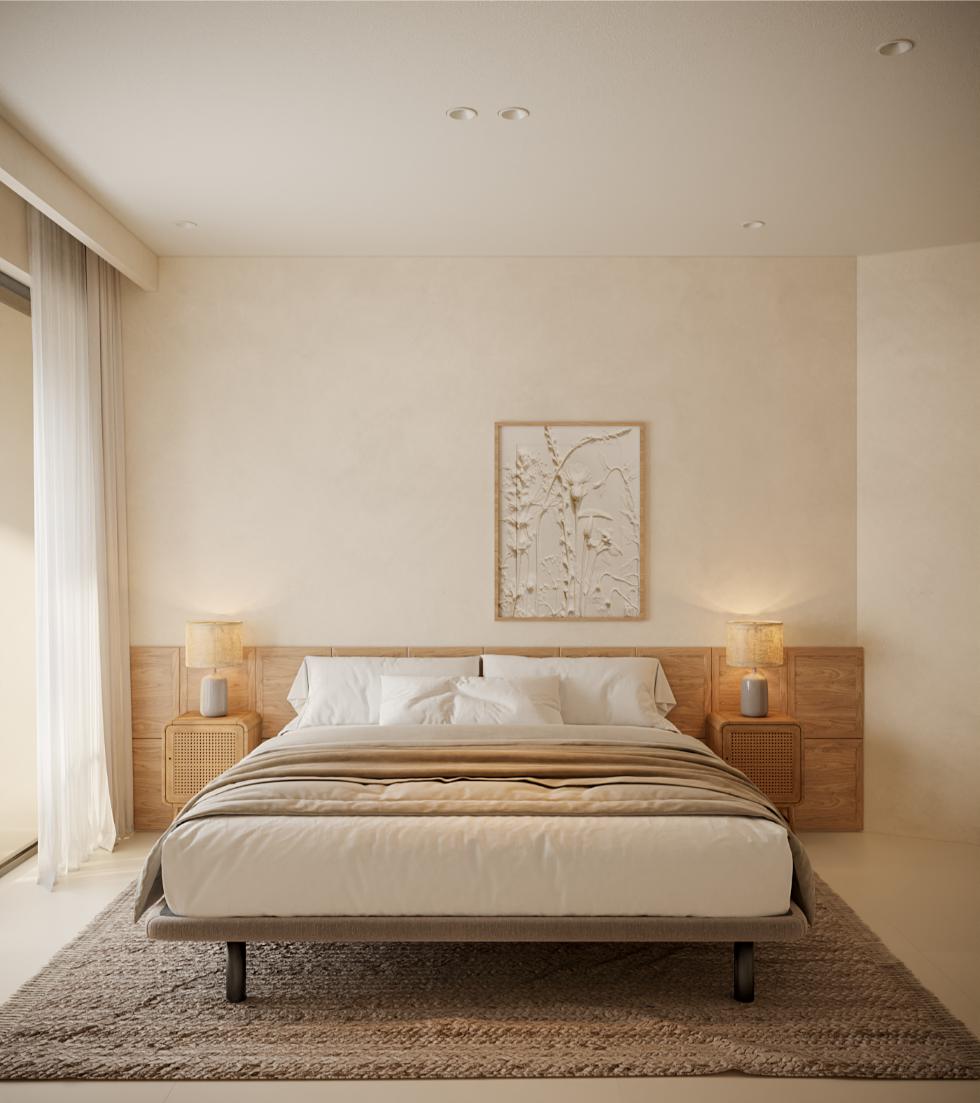 Resa Estates Ibiza for sale te koop Apartment Botafoch bedroom 3.jpg